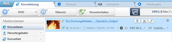 Eingabedatei hinzufügen
