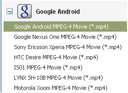 Samsung Video Converter, video to Samsung Infuse 4G LTE
