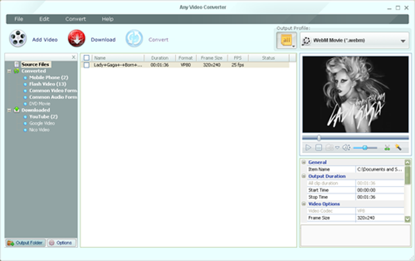 free WebM Player