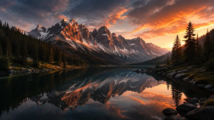 mountain landscape footage analyzed by smart trim