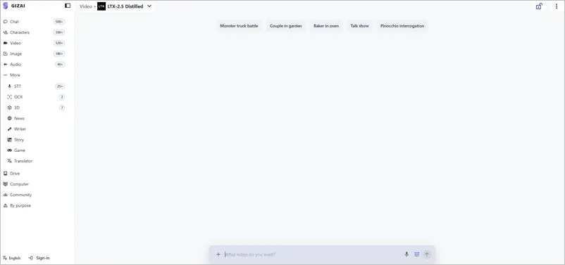 gizai video generator free no sign up