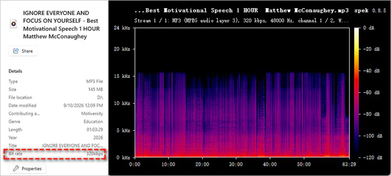 not true 320kbps