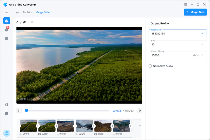 add video clips the video merging tool